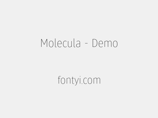 Molecula - Demo