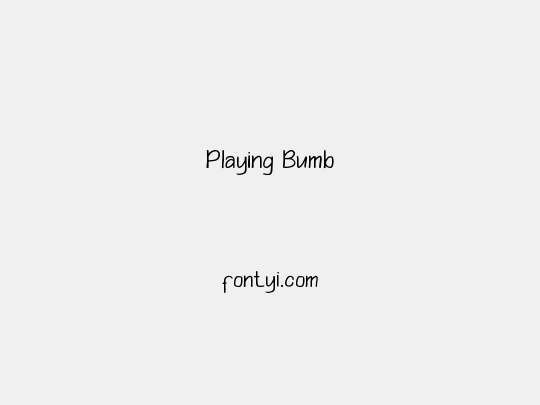 Playing Bumb