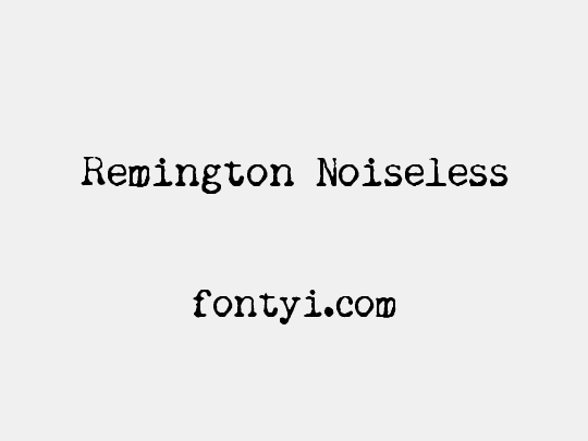 Remington Noiseless