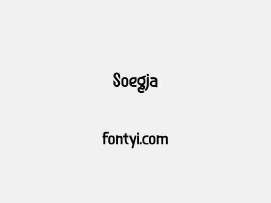 Soegja