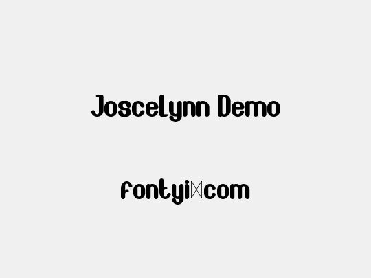 Joscelynn Demo