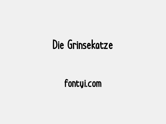 Die Grinsekatze