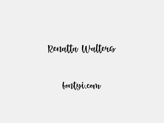 Renatta Walters