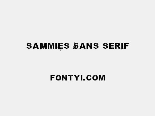 saMmiEs Sans serIf