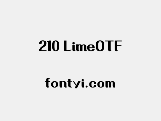 210 LimeOTF
