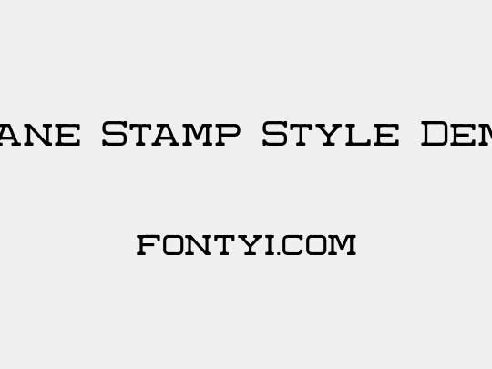 Kane Stamp Style Demo