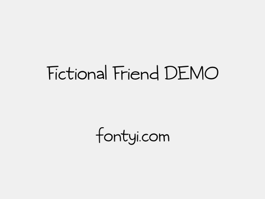 Fictional Friend DEMO