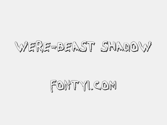 Were-Beast Shadow