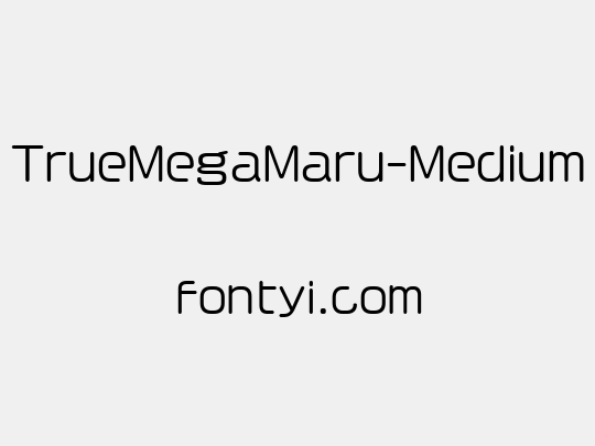 TrueMegaMaru-Medium
