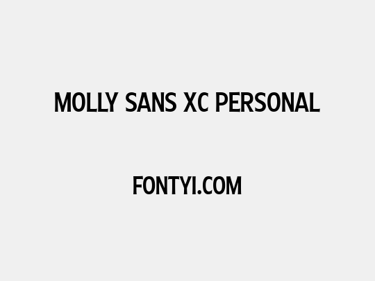 Molly Sans XC PERSONAL