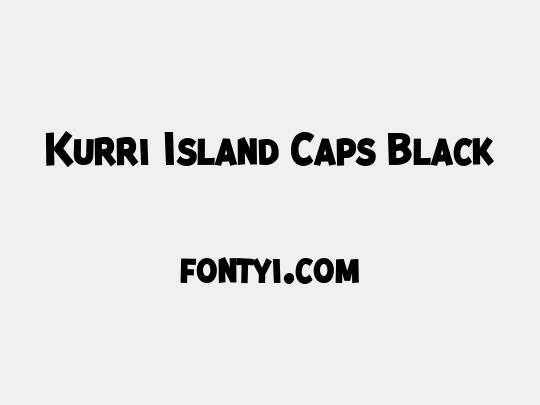 Kurri Island Caps Black