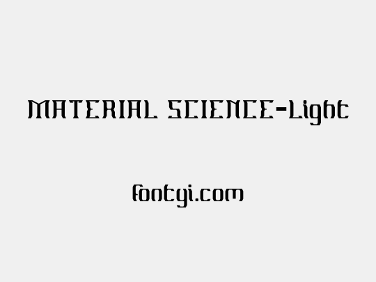 MATERIAL SCIENCE-Light