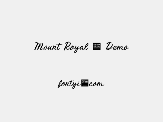 Mount Royal - Demo
