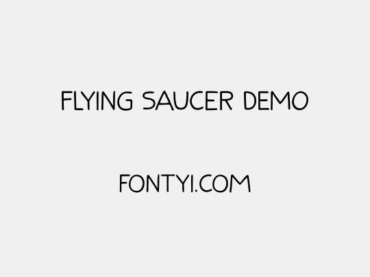Flying Saucer DEMO