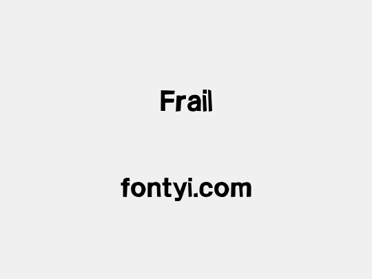 Frail