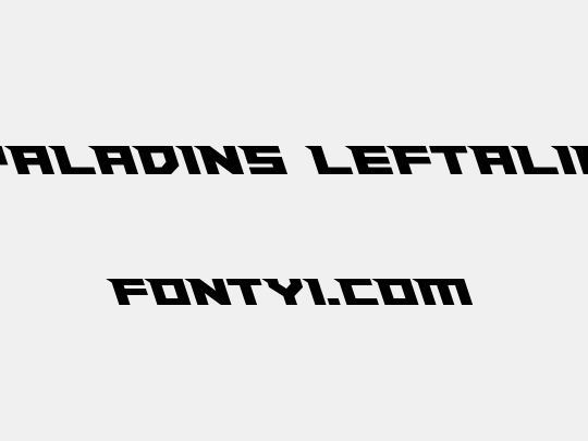 Paladins Leftalic