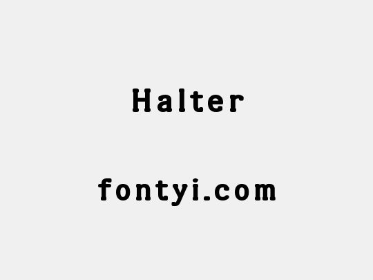 Halter