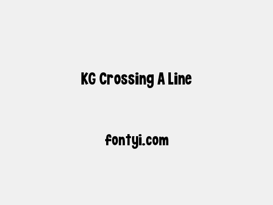 KG Crossing A Line