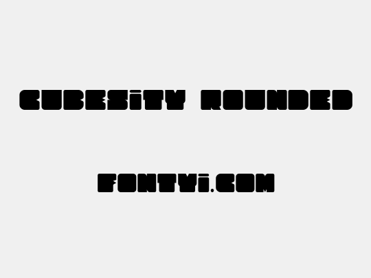 Cubesity Rounded