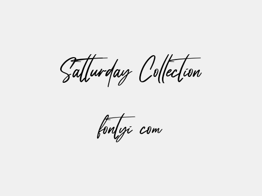 Satturday Collection