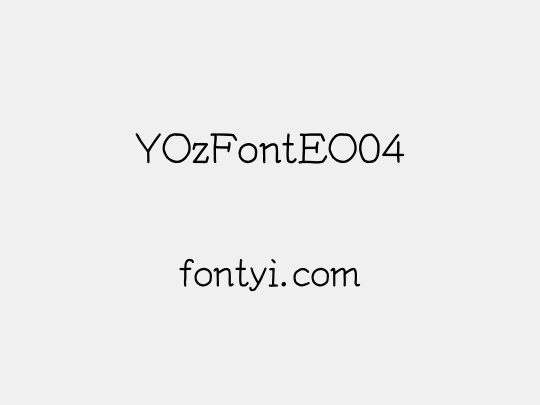 YOzFontEO04