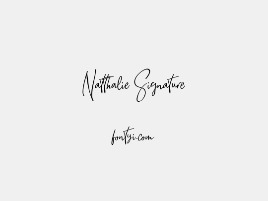 Natthalie Signature