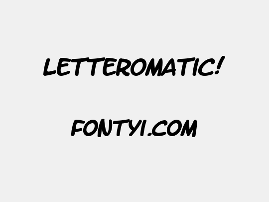 LetterOMatic!