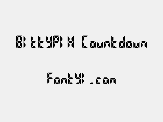 Bittypix Countdown
