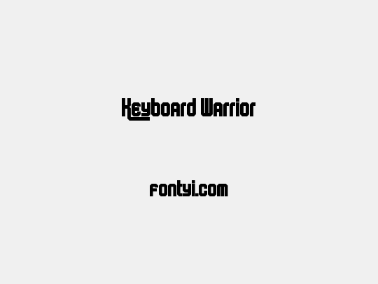 Keyboard Warrior