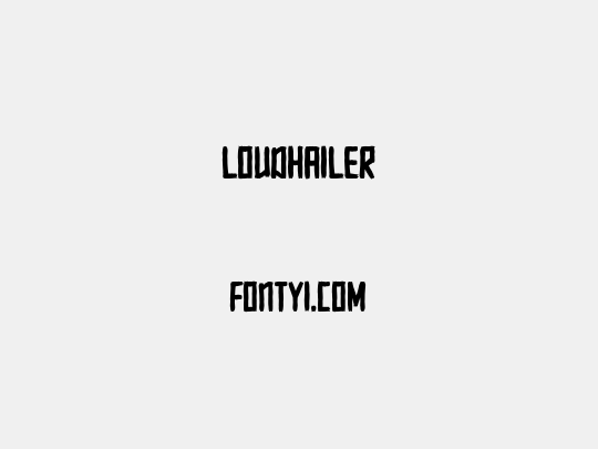 Loudhailer