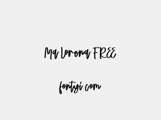 Ma Lorena FREE