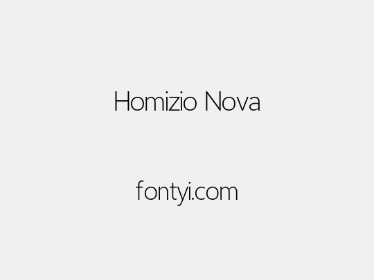 Homizio Nova