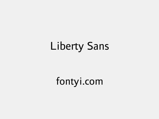 Liberty Sans