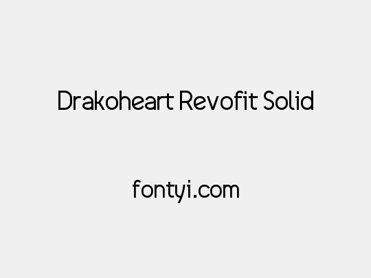 Drakoheart Revofit Solid