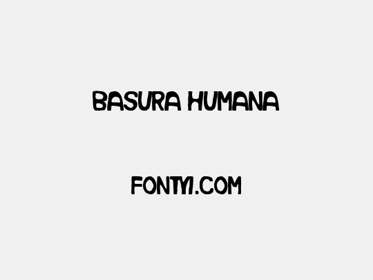 Basura Humana