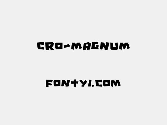 Cro-Magnum