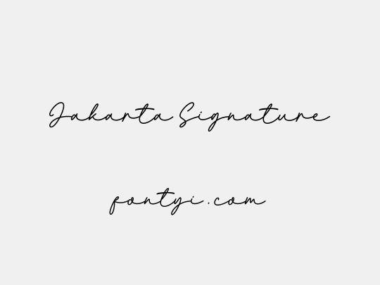Jakarta Signature