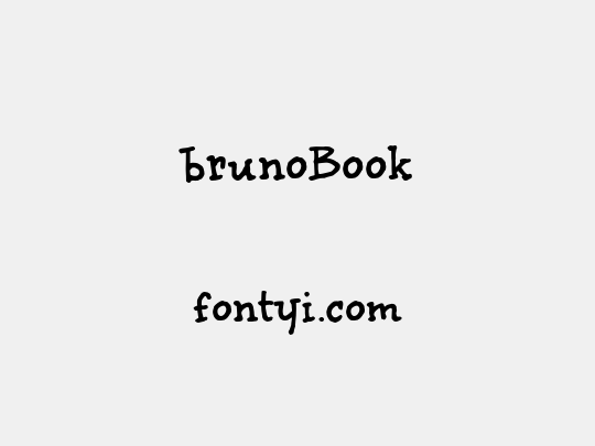brunoBook