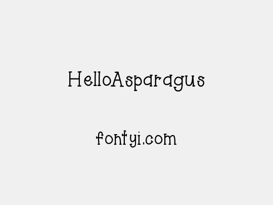 HelloAsparagus