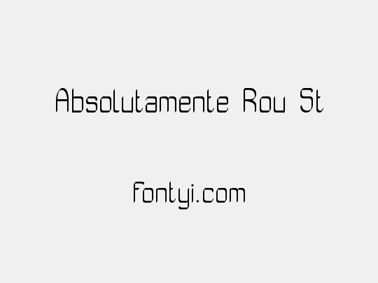 Absolutamente Rou St