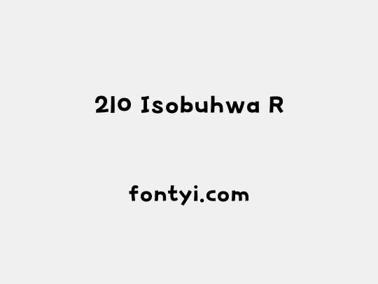 210 Isobuhwa R