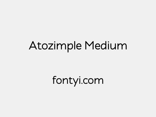Atozimple Medium