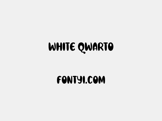 White Qwarto
