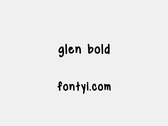 glen bold