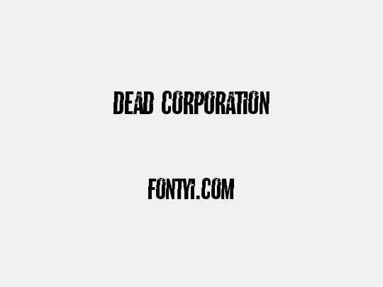 Dead Corporation