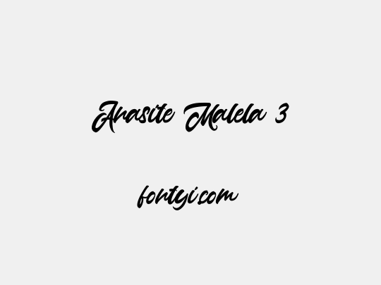 Anasite Malela 3