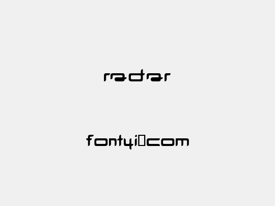 radar