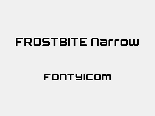 FROSTBITE Narrow