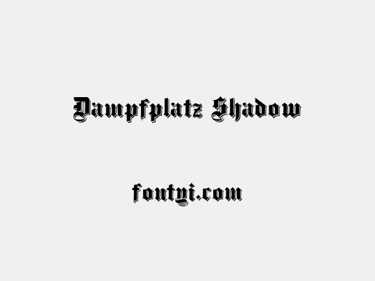Dampfplatz Shadow