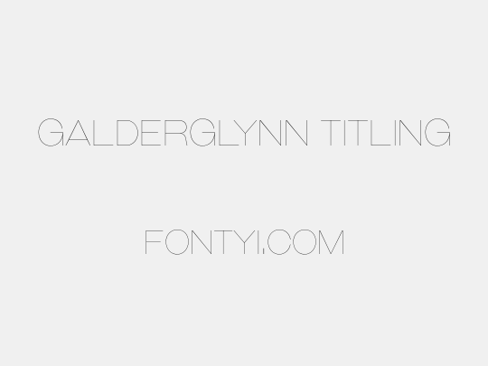 Galderglynn Titling
